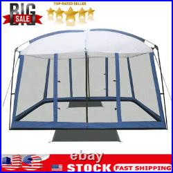 Portable 11'x9' Backyard Screen House Outdoor Camping Canopy Tent Screen Shelter