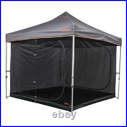 Portable 3m Gazebo + Mesh Tent Attachment Set Full Bug/Insect Protection