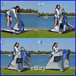 Portable Beach Cabana Sun Shelter Shade Canopy Tent Picnic Backyard Outdoor New