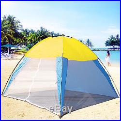 Portable Beach Canopy Sun Shade Shelter Outdoor Camping Fishing Tent Mesh Screen