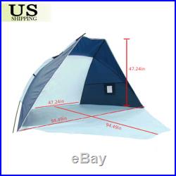 Portable Beach Tent Shelter Sun UV Shade Cabana Canopy Fishing Camping Picnic
