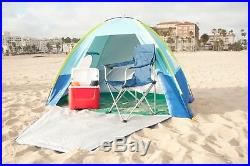 Portable Family Beach Tent Outdoor UV Protection Canopy Sun Shade Shelter