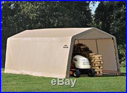 Portable Garage Car Tent Polyethylene Canopy Storage Shelter Powder Coat Finish