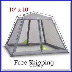 Portable Instant Pop Up Screen Shelter House Outdoor Mosquito Camping Tent Shade