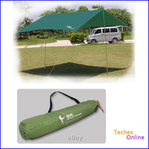 Portable Outdoor Camping Beach Picnic Pad Cushion Canopy Tent Shelter Sun Shade