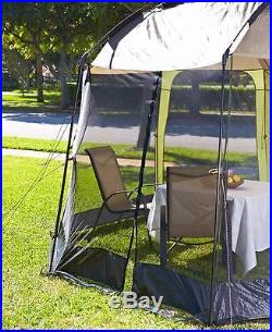 Portable Outdoor Easy Up 12' X 14' Screen Gazebo Camping Backyard With Carry Bag