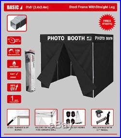 Portable Photo Booth Easy Assembly Required Free Shipping- 8ft by 8ft