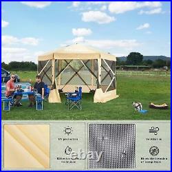 Portable Screen House Room Pop up Gazebo Outdoor Camping Tent with Carry Ba