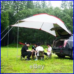 Portable Trailer Awning Sun Shelter Car SUV Awning Canopy Camper Roof Top Tent