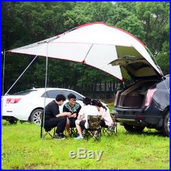 Portable Trailer Awning Sun Shelter Car SUV Awning Canopy Camper Roof Top Tent