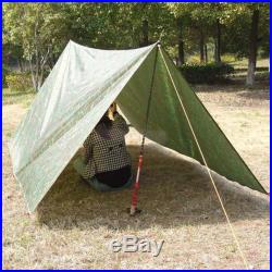Portable Waterproof Camouflage Camping Tarp Tent Sun Shade Rain Shelter USA