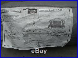 Pre-Owned Wenzel 15' X 13' Outdoor Screen House WithCarrying Bag #36331F NICE