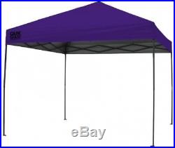 Purple Straight Leg Instant Canopy 10 x 10 Outdoor Patio Tailgate Party Tent
