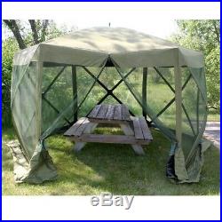 Quick-Set Escape 12x12 ft. Portable Camping Outdoor Gazebo Canopy Shelter, Green