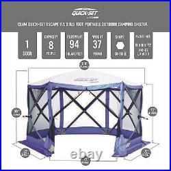 Quick-Set Escape Sport Pop Up Camping Canopy Gazebo Tailgate Tent (Open Box)