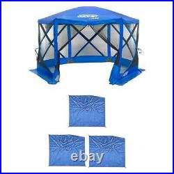 Quick Set Escape Sport Tailgat Shelter Tent Plus Wind Sun Panels 3 Pack