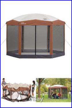 Quick Set Pavilion Portable Camping Outdoor Gazebo Canopy Shelter Screen 12x10ft