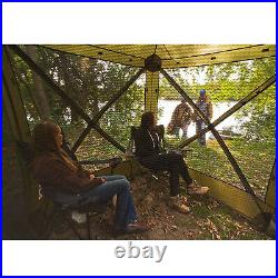 Quick-Set Traveler Outdoor Gazebo Canopy Shelter Screen Tent, Gray (Open Box)