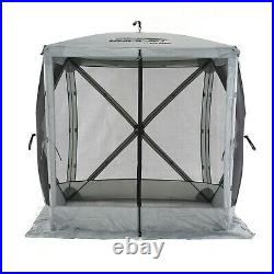 Quick-Set Traveler Portable Gazebo Canopy Shelter Screen Tent, Gray (Used)