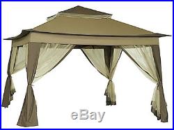 Quick Set-Up Folding Vented Mosquitoes Netting Gazebo Outdoor Patio Table Canopy