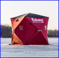 Quickfish 3i Insulated Pop-Up Portable Hub-Style Ice Fishing Shelter, 34 Square