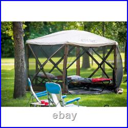 Quickset Sky 6-Side Screen Roof Camper Screen Shelter with Floor and Rain Fly