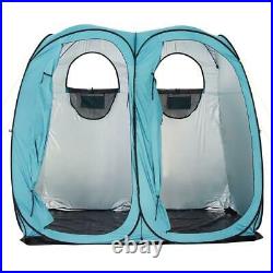 Quictent 2019 Upgraded Oversize 2 Room Pop Up Automatic Rod Bracket Shower Tent