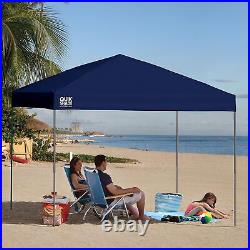 Quik Shade 10ftx10ft Instant Canopy Accommodates Up to 12 People, Blue (Used)
