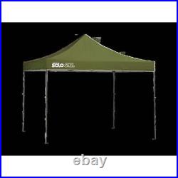 Quik Shade 167549DS 10 x 10 ft. Straight Leg Canopy, Olive Cover Gray Frame