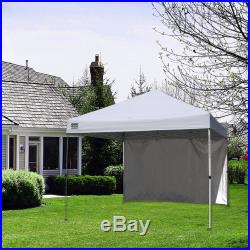 Quik Shade Commercial C100 10 x 10 ft. Instant Canopy with Wall Panel, White, 10