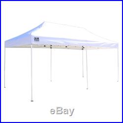 Quik Shade Commercial C200 Straight Leg 10 x 20 ft. Instant Canopy, White, 10 x