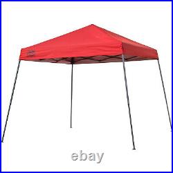 Quik Shade Expedition 10'x10' Instant Pop Up Outdoor Canopy Tent Shelter, Red