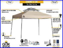 Quik Shade Summit 10 X 10 Ft. Straight Leg Canopy In Taupe