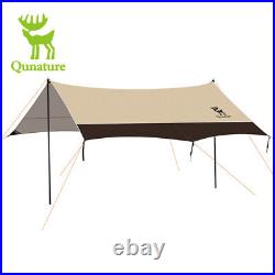 Qunature Camping Tent Tarp Sun Shelter Waterproof Canopy 18? 10-12 People