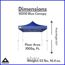 Rapid Shelter Canopy 10'x10' Blue