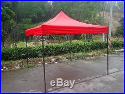 Red 10x10 Instant Canopy Beach Sun Shade Tailgate Shelter Home Backyard Gazebo