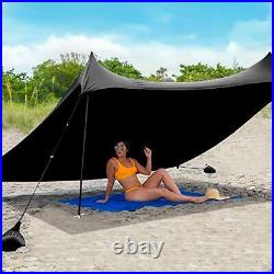 Red Suricata Family Beach Sunshade Sun Shade Canopy UPF50 UV Protection