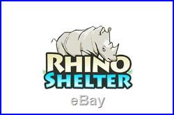 Rhino Shelter House Style Green RV/Boat Garage Frame