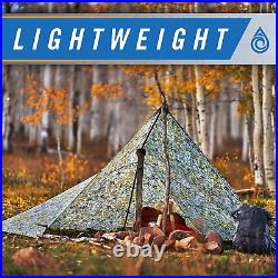Safari Tarp 100% Waterproof Lightweight Silnylon Bushcraft Camping Shelter 2