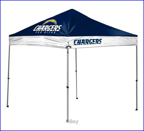 San Diego Chargers 10 X 10 Canopy Tent Shelter Straight Leg NEW Coleman