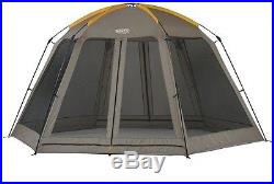 Screen House Tent Outdoor Camping Tents Shelter Screened Room Canopy Brown
