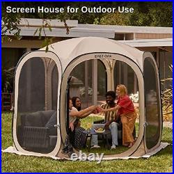 Screen House Tent Pop-Up, Portable Screen Room Canopy Instant 10 x 10 FT