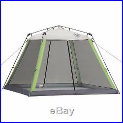 Screen House Tent with Floor Coleman Instant Canopy BBQ Campsite Sun Protection