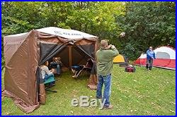 Screen Tent Shelter Outdoor Camping Picnics Enclosure Room Canopy Brown/Beige