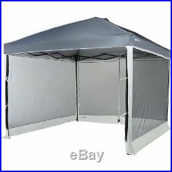 Screen Walls for 10 x 10 Straight-Leg Canopy with 2 Doors Camping Sun Shade Tent