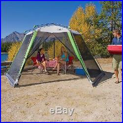 Screened Canopy Tent 15 x 13 Ft. Green Instant Setup Back Home Screen House New