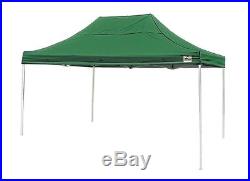 ShelterLogic 10x20 ST Pop-up Canopy, Green Cover, Black Roller Bag 22582 Canopy