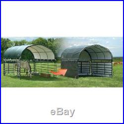 ShelterLogic 12 Ft. D X 12 Ft. W Enclosure Kit For Corral Shelter In Green With