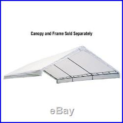 ShelterLogic 18'x30' Canopy Replacement Cover Shades and Canopies in White