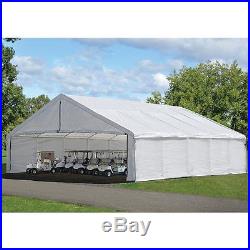 ShelterLogic 30'x30' Ultra Max Industrial Canopy Enclosure Kit in White